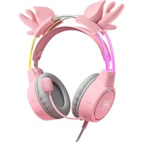 Наушники Onikuma X15 Pro Deer Ears (розовый)