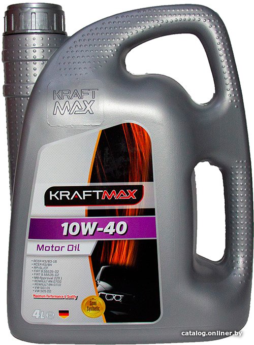 Моторное масло KraftMax 10W-40 KM127/4 4л