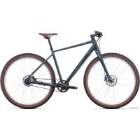 Велосипед Cube Hyde Pro M 2022 (темно-синий)