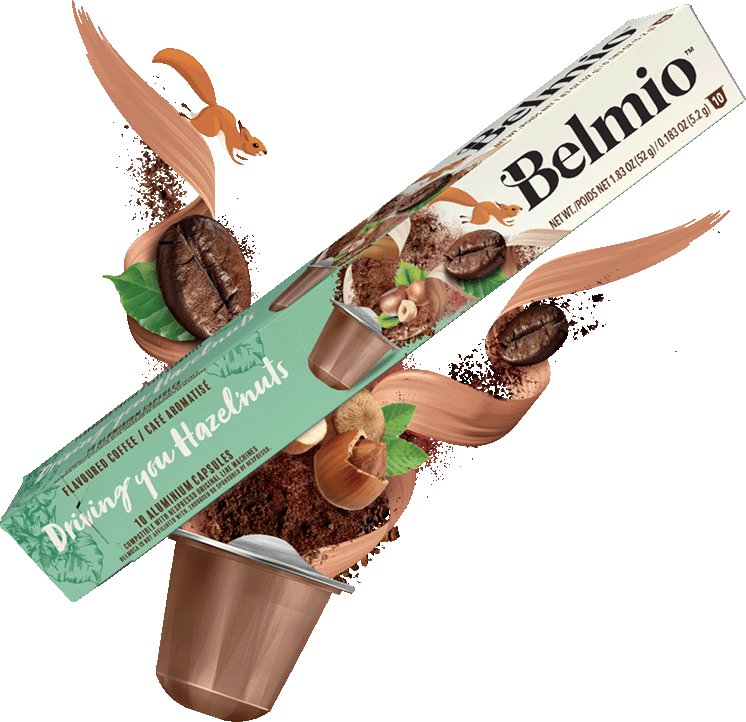 

Кофе в капсулах Belmio Driving you Hazelnuts 10 шт
