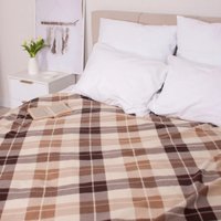 Плед Casa Conforte London 130x170 6154664 (коричневый)