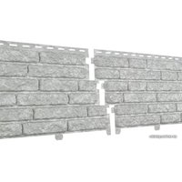 Панель фасадная Ю-Пласт Стоун Хаус Кварцит 0250.Н. НМ000006401 (светло-серый)