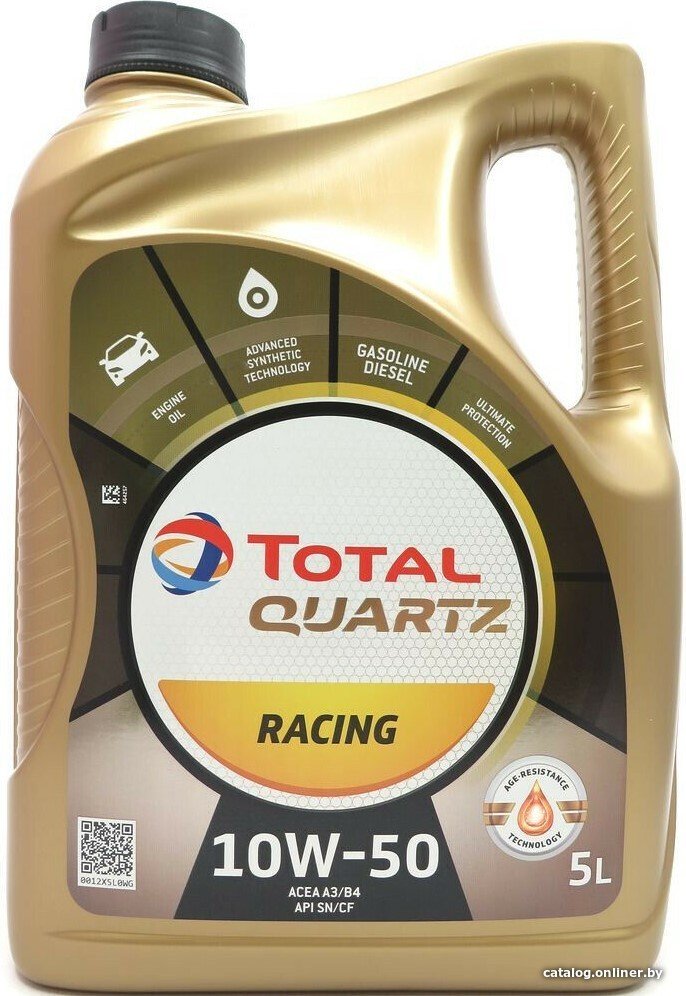 Моторное масло Total Quartz Racing 10W-50 5л