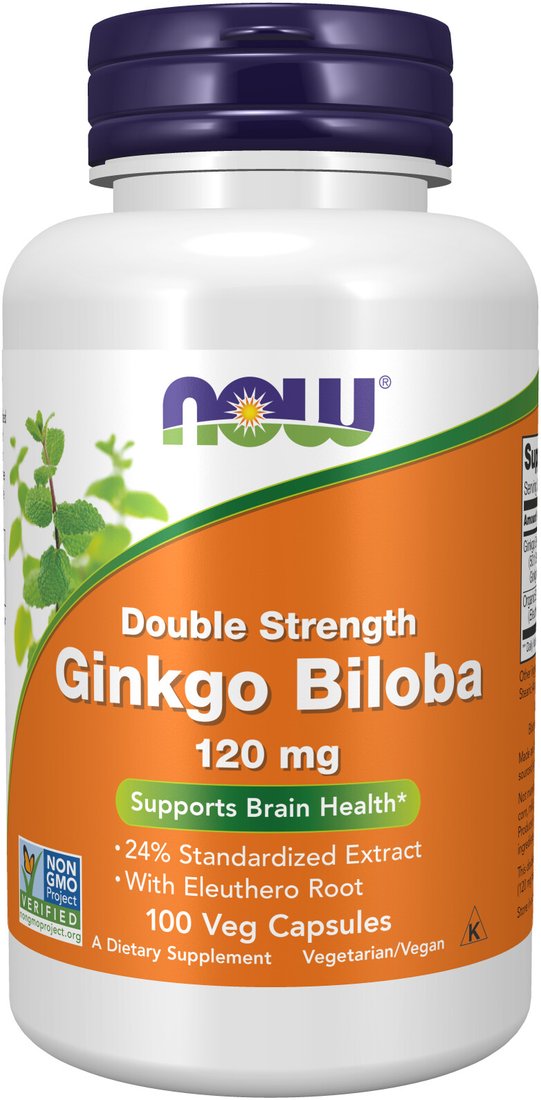 

БАД Now Foods Ginkgo Biloba 120 мг (100 капсул)