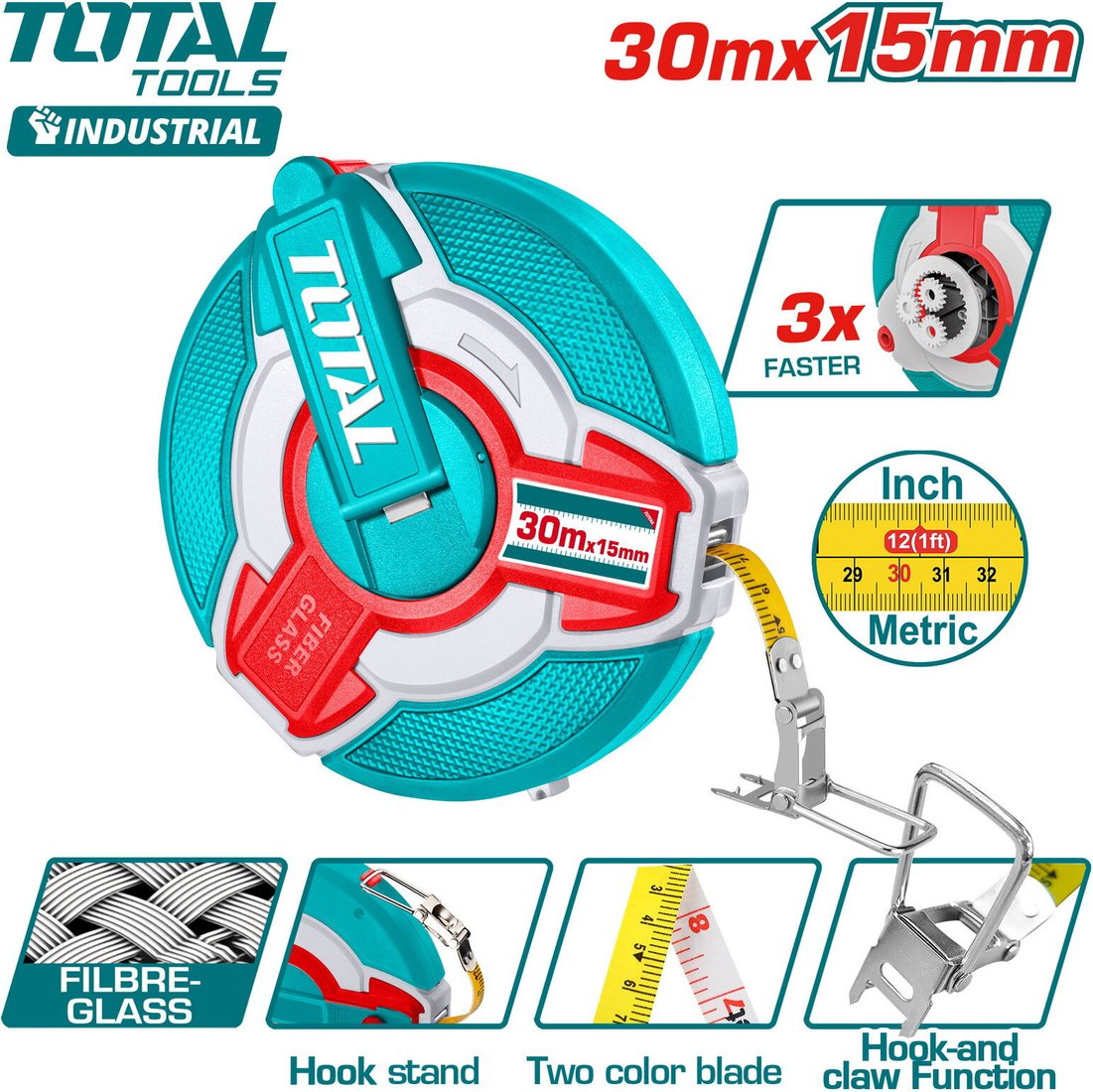 Мерная лента Total TMTF18306