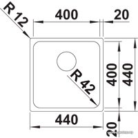 Кухонная мойка Blanco Solis 400-IF 526118 (полированная)