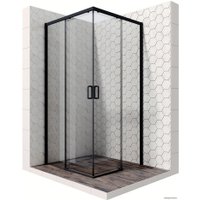 Душевой уголок Ambassador Queen Black 11011204 100х100