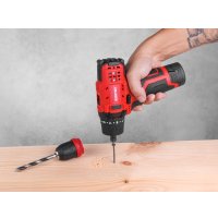 Дрель-шуруповерт Wortex LX BD 1215 Li Set 1326469 (с 2-мя АКБ, кейс)