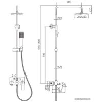 Душевая система  Ledeme L72417