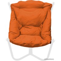 Кресло M-Group Чил 12360107 (белый/оранжевая подушка)
