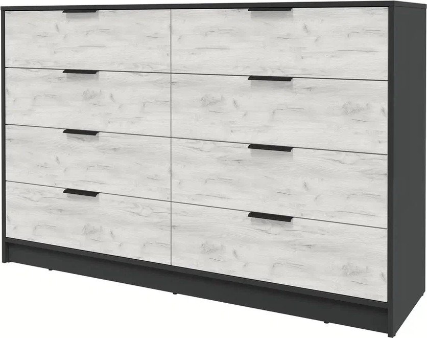 

Комод Интерлиния Концепт КТ-К157 (дуб белый/антрацит)