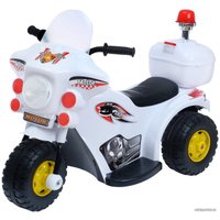 Электротрицикл Sima-Land Мотоцикл шерифа (белый)