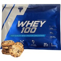 Протеин сывороточный (концентрат) Trec Nutrition Whey 100 (печенье, 30 г)