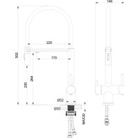 Смеситель Oliveeka 458009 (золотой)