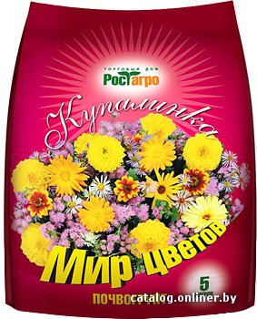 Грунт Торговый дом Рост Агро Мир цветов купалинка 5 л