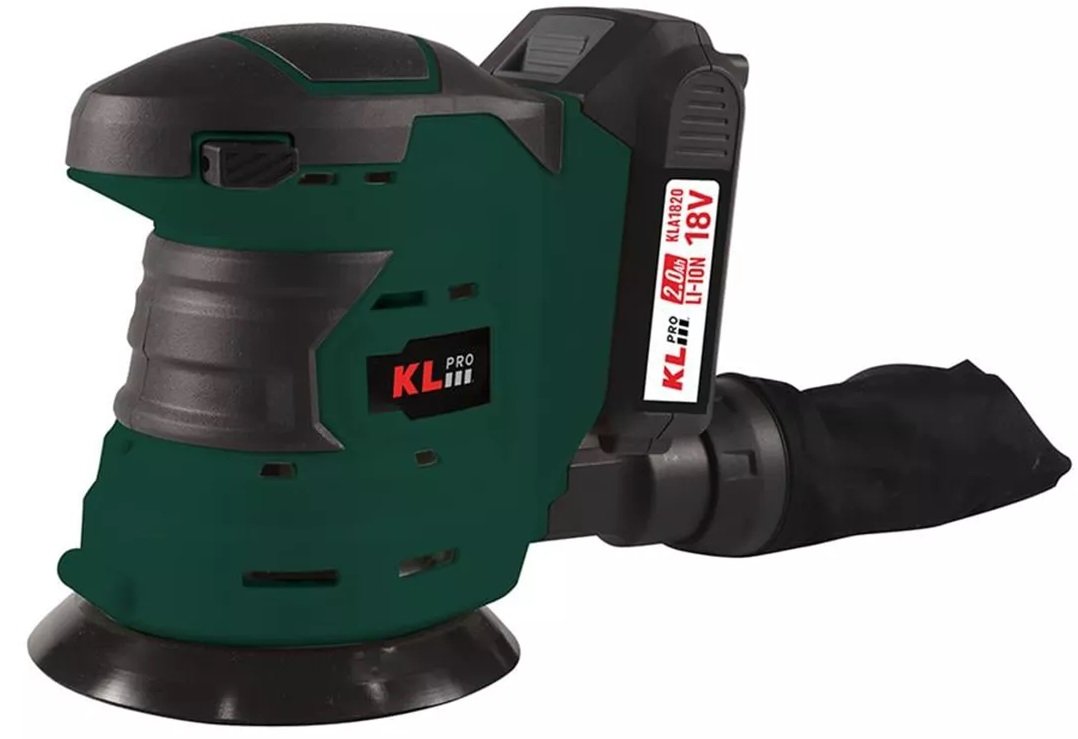 

Эксцентриковая шлифмашина KLPRO KLEZ18-50 (с 2-мя АКБ)