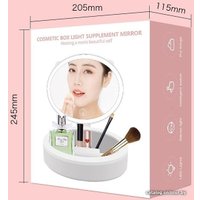 Косметическое зеркало ShineMirror TD-022 (белый)