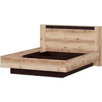 Кровать SV-Мебель №3 Серия 3 двойная универсальная 1.6х2.0 страйп (дуб делано/дуб венге)