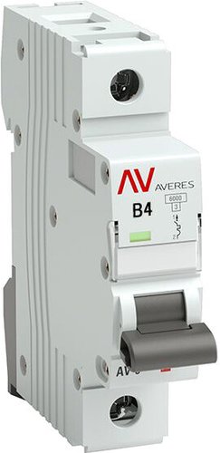 EKF Averes AV-6 1P 4A (B) 6kA mcb6-1-04B-av