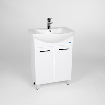 Viant Тумба Милан с умывальником Балтика 60 VMIL60BA-T2ST + WH110246