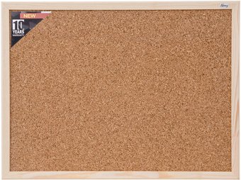 Офисная пробковая доска Nomy Wood CB001 90x120