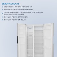 Холодильник side by side ZUGEL ZRSS630W