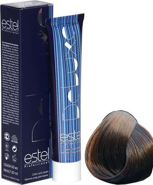 

Крем-краска для волос Estel Professional De Luxe 7/71 русый коричнево-пепельный