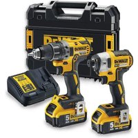  DeWalt DCK268P2T (шуруповерт, винтоверт, 2 АКБ, кейс)