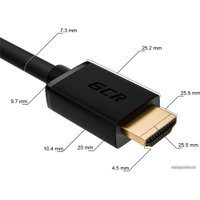 Кабель Greenconnect Russia GCR-HM411-3.0m HDMI - HDMI (3 м, черный)