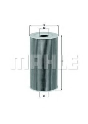 

Масляный фильтр Mahle Knecht OX126D