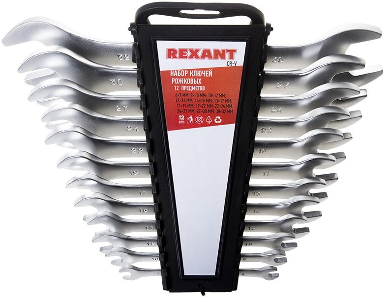 

Набор ключей Rexant 12-5845 (12 предметов)
