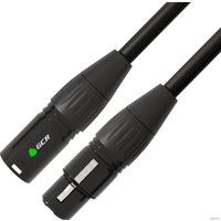 Кабель Greenconnect Russia GCR-53377 XLR M - XLR F (20 м, черный)