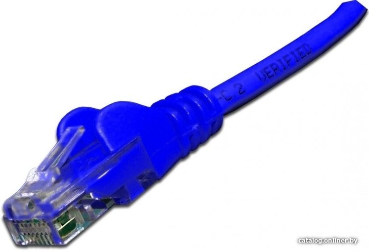 Кабель Lanmaster LAN-PC45/U6-0.5-BL