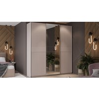 Шкаф-купе Трия Оскар Тиффани Т2 2100 282758 (серебро/кашемир/кашемир матовый)