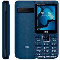 Кнопочный телефон BQ BQ-2455 Boom Quattro (синий)
