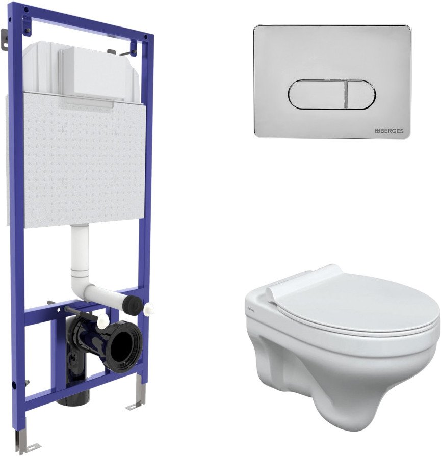 

Унитаз подвесной Berges Wasserhaus Albit S 042437
