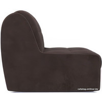 Кресло-кровать Мебель-АРС Барон №2 (микровельвет, коричневый кордрой) в Барановичах