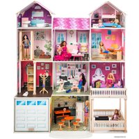 Кукольный домик Paremo Поместье Агостина с мебелью, светом и звуком PD318-17