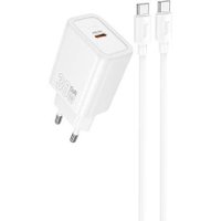 Сетевое зарядное Hoco N62 USB Type-C (белый)