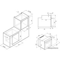 Электрический духовой шкаф Krona Breve 45 WH