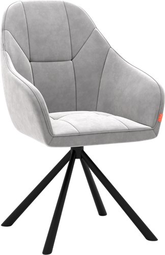 Стул Памир Босс F80 поворотный (серый минт/черная опора)