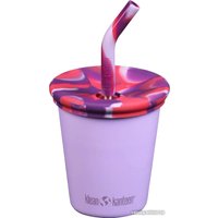 Многоразовый стакан Klean Kanteen Kid Cup Straw Lid 296мл (crocus petal)