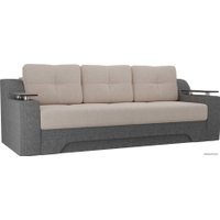 Диван Лига диванов Сенатор 102760 (рогожка, бежевый/серый)