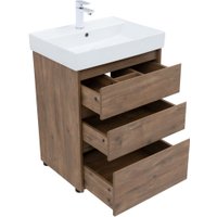  Aquanet Тумба под умывальник Nova Lite 60 302471 (дуб рустикальный)