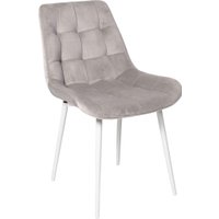 Стул Алвест AV 405 (бежевый бархат Confetti smoke/белый)