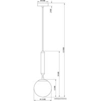 Подвесная люстра Moderli Host V2850-1P