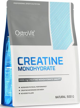Моногидрат креатина OstroVit Creatine Monohydrate (без вкуса, 500 г)