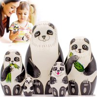 Развивающая игра Брестская Фабрика Сувениров Медведь панда (набор 5 шт)