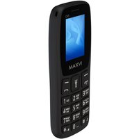 Кнопочный телефон Maxvi C45 (черный)