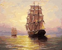 

Картина по номерам Белоснежка По водной глади 162-AB